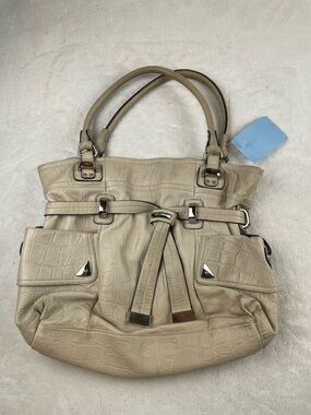 B. Makowsky Leather Off White Tote Handbag - new with tag Women Bags